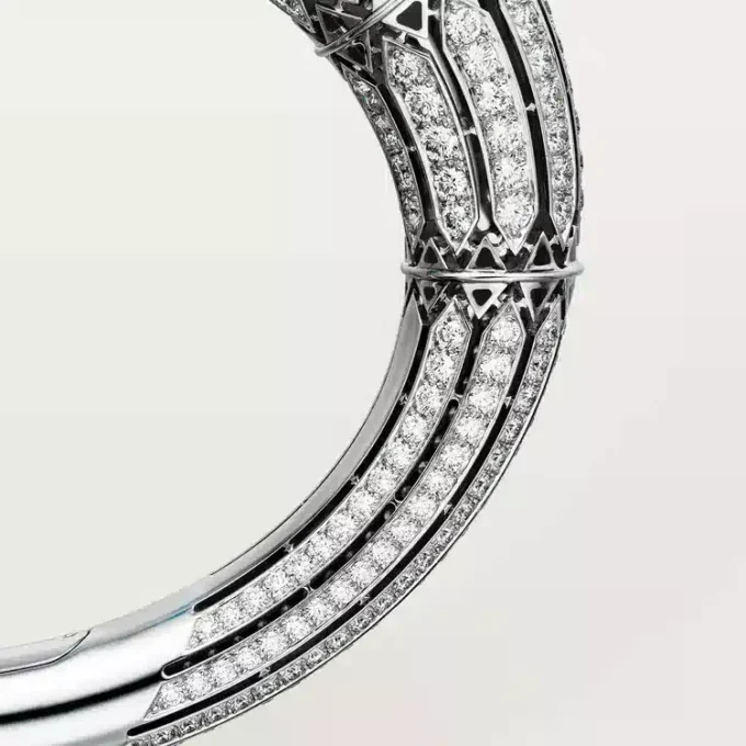 Armbänder „Geometrie & Contrastes“, Türkis, pavé-gefasst