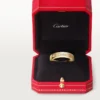 C de Cartier Ehering, 4 mm Breite, 1 Diamant