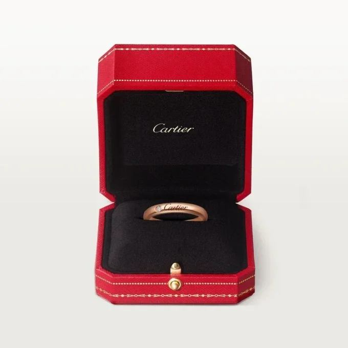 C de Cartier Ehering – Roségold, Diamant – Cartier