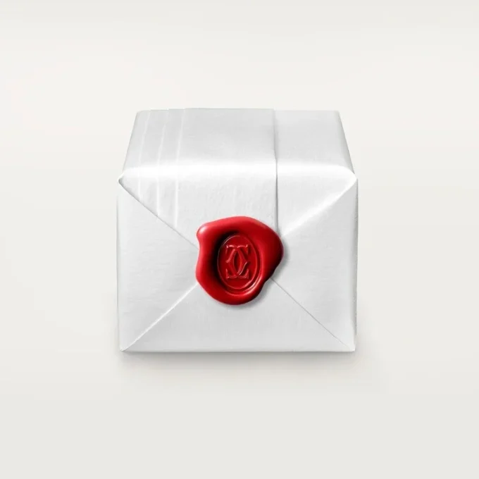 C de Cartier Ehering – Platin, Diamant – Cartier