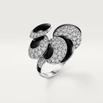 Cartier Libre Polymorph Ring, Onyx, verwandelbar