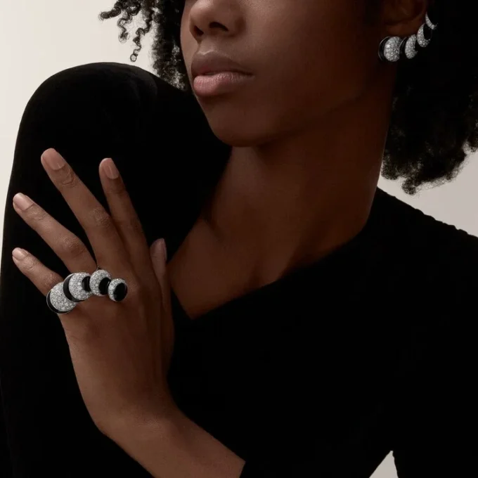 Cartier Libre Polymorph Ring, Onyx, verwandelbar
