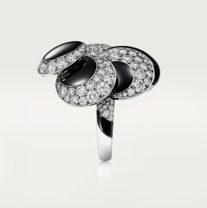 Cartier Libre Polymorph Ring, Onyx, verwandelbar