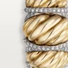 Cartier Libre Tressage Ring, Diamanten