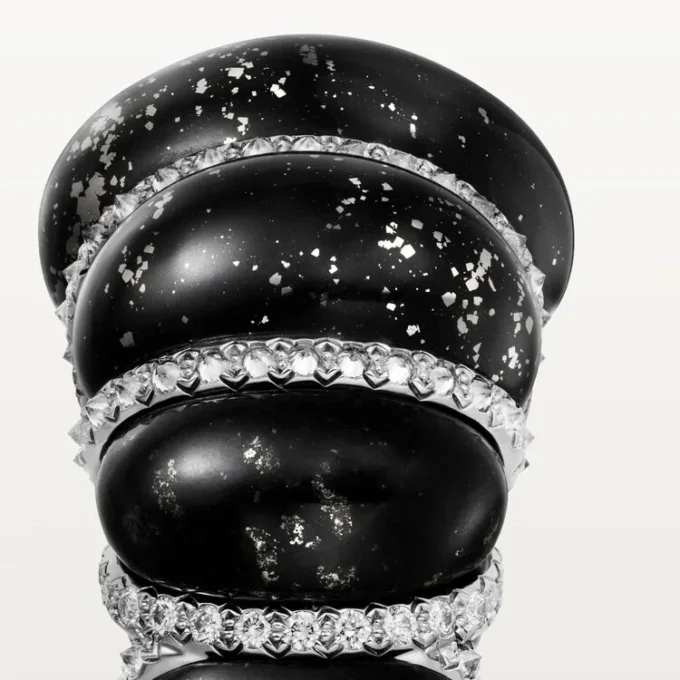 Cartier Libre Tressage Ring, Metaquartzit, Diamanten