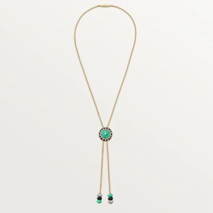 Cartier Libre Tuttitutti Halskette, Chrysopras