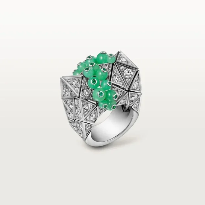 Cartier Libre Tuttitutti Ring, Chrysopras