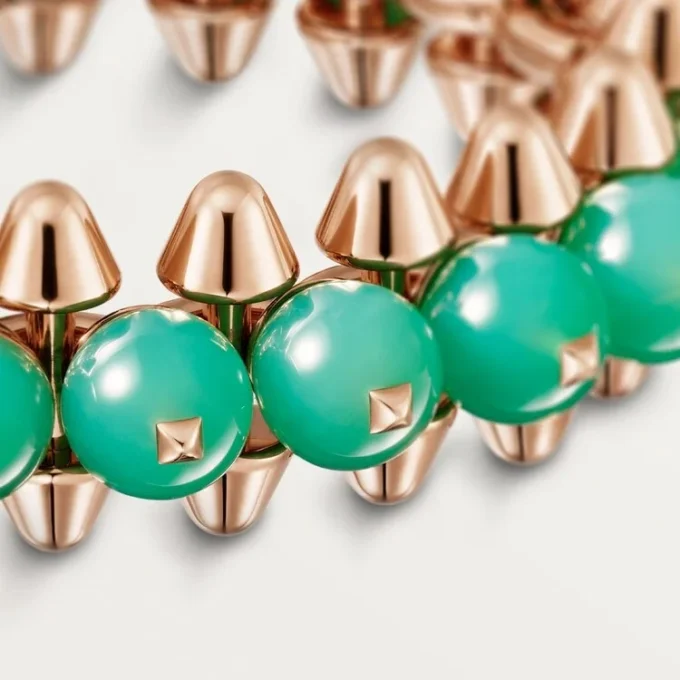 Clash de Cartier Armband, Chrysopras, extragroßes Modell