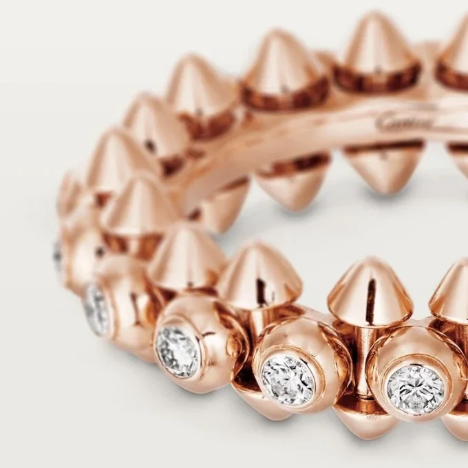 Clash de Cartier – Diamant-Pavé-Ring aus Roségold | Cartier US