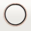 Clash de Cartier Halskette, flexibel, Onyx, extragroßes Modell, Diamanten