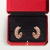 Clash de Cartier Ohrringe, rosa Chalcedon