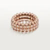 Clash de Cartier Ring, doppelreihig, pavé-gefasst