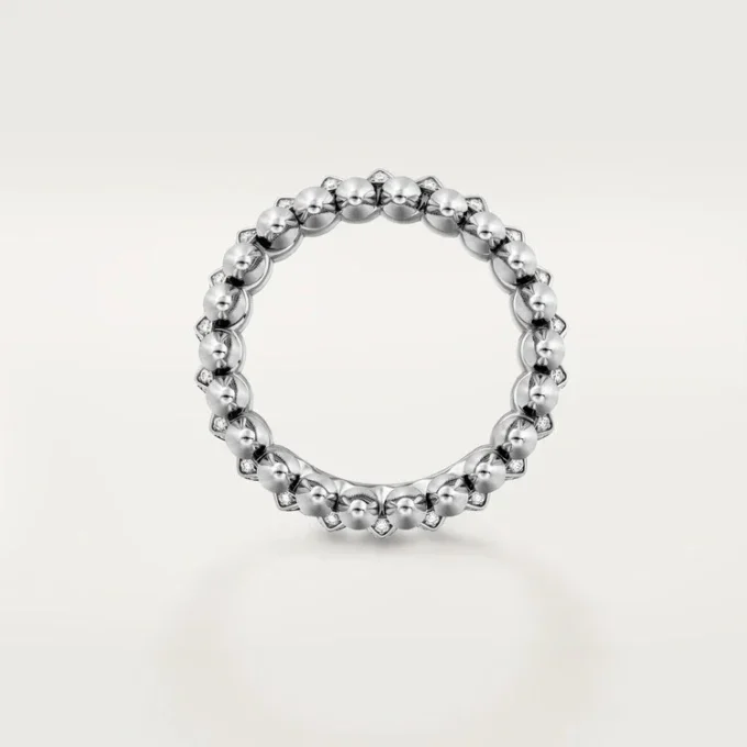 Clash de Cartier Ring, kleines Modell, mit Pavé-Besatz