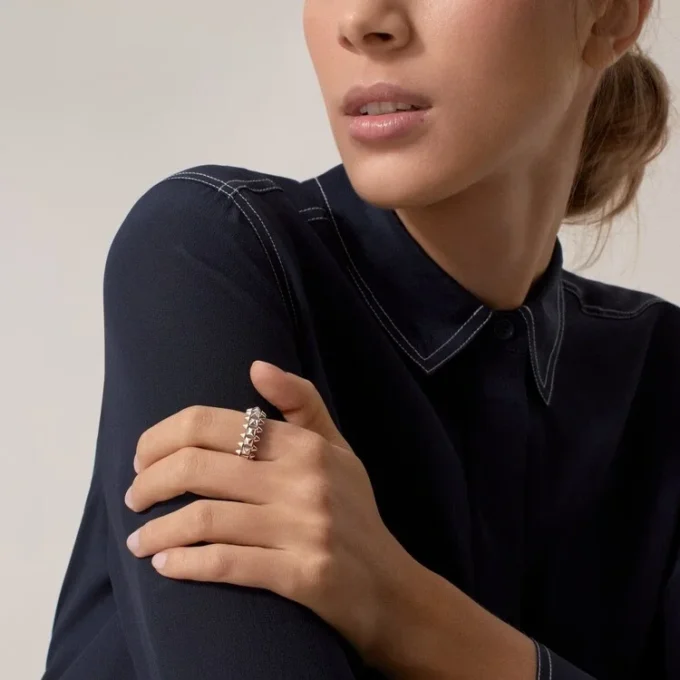 Clash de Cartier Ring, mittleres Modell – Weißgold – Cartier