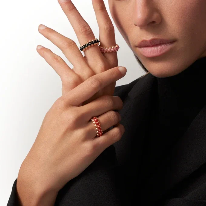 Clash de Cartier Ring, rosa Chalcedon