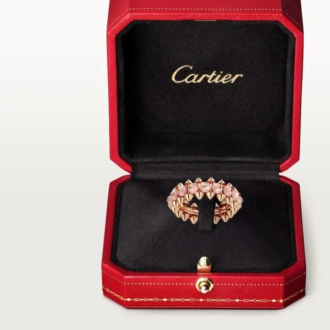 Clash de Cartier Ring, rosa Chalcedon