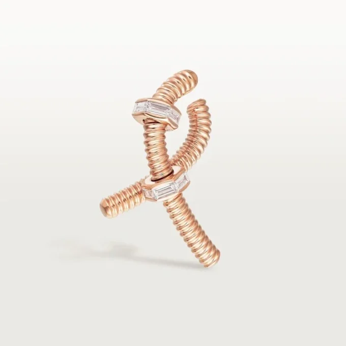 Ecrou de Cartier Rechter Ohrring – Roségold, Diamanten – Cartier