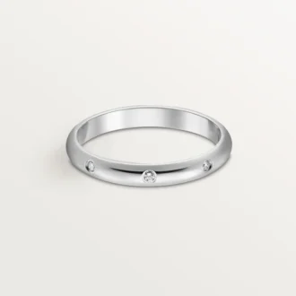 Ehering 1895 – Platin, Diamanten – Cartier
