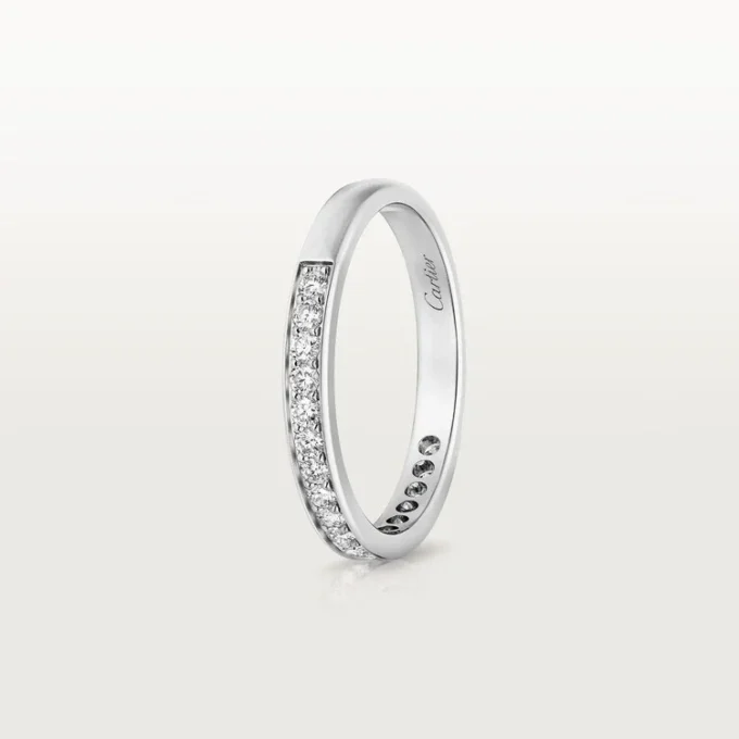 Ehering 1895 – Platin, Diamanten – Cartier