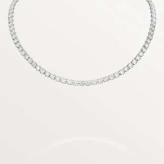 Lignes Essentielles Halskette, Diamanten im Brillantschliff
