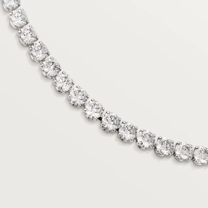 Lignes Essentielles Halskette, Diamanten im Brillantschliff