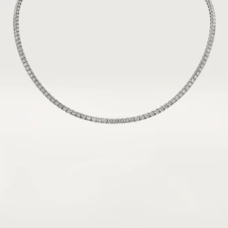 Lignes Essentielles Halskette, Diamanten im Brillantschliff