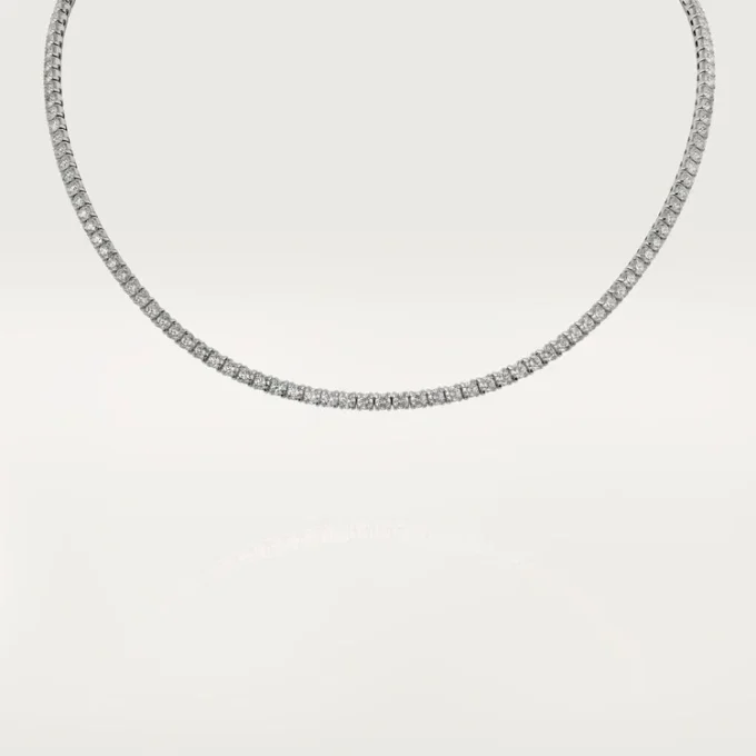 Lignes Essentielles Halskette, Diamanten im Brillantschliff