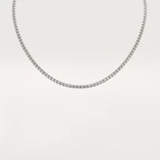 Lignes Essentielles Halskette, Diamanten im Brillantschliff