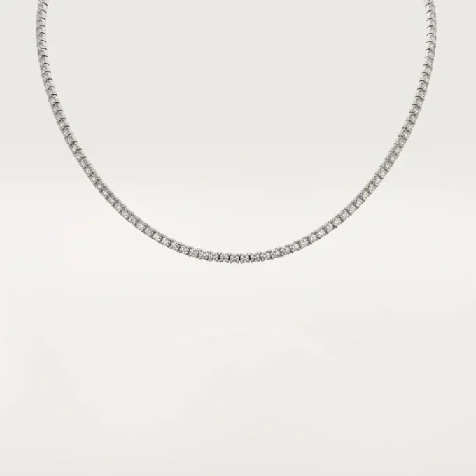 Lignes Essentielles Halskette, Diamanten im Brillantschliff