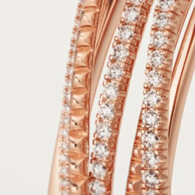 Etincelle de Cartier Armband, halb pavé-gefasst