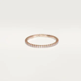 Etincelle de Cartier Ehering, 1,5 mm breit, pavé-besetzt