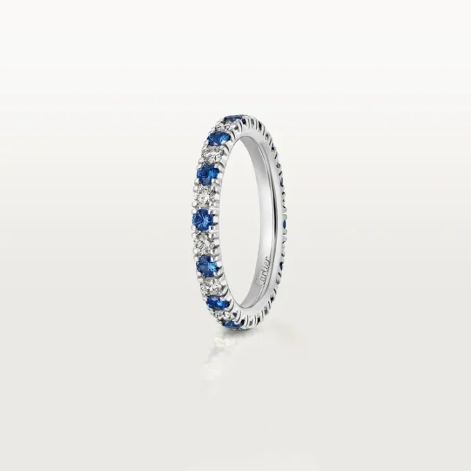 Etincelle de Cartier Ehering – Platin, Saphire, Diamanten – Cartier