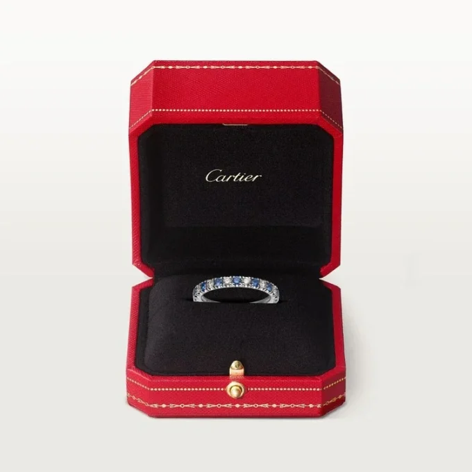 Etincelle de Cartier Ehering – Platin, Saphire, Diamanten – Cartier