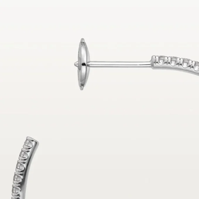 Etincelle de Cartier Ohrringe, großes Modell – Weißgold, Diamanten – Cartier