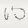 Etincelle de Cartier Ohrringe, kleines Modell – Weißgold, Diamanten – Cartier