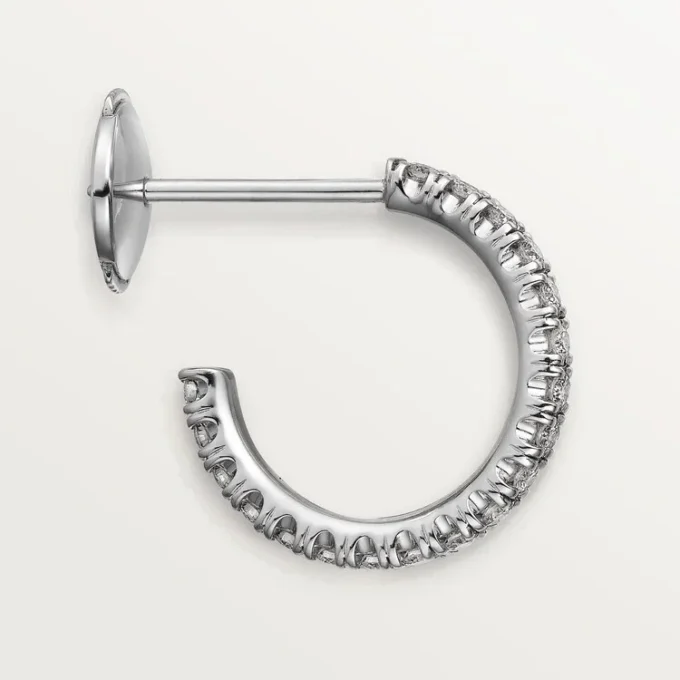 Etincelle de Cartier Ohrringe, kleines Modell – Weißgold, Diamanten – Cartier