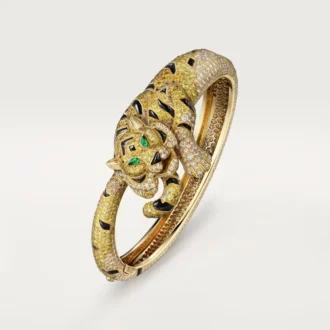 Faune Et Flore Cartier Armband, gelbe, orangefarbene und braune Diamanten, pavé-gefasst
