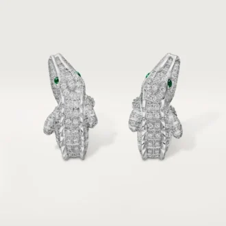 Faune Et Flore Cartier Ohrringe, pavé-gefasst