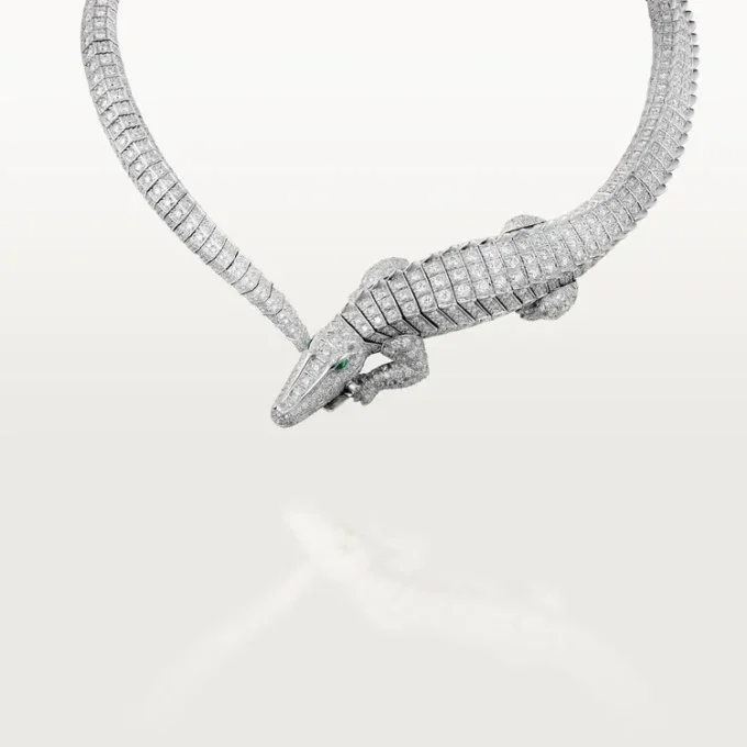 Faune Et Flore De Cartier Halskette, pavé