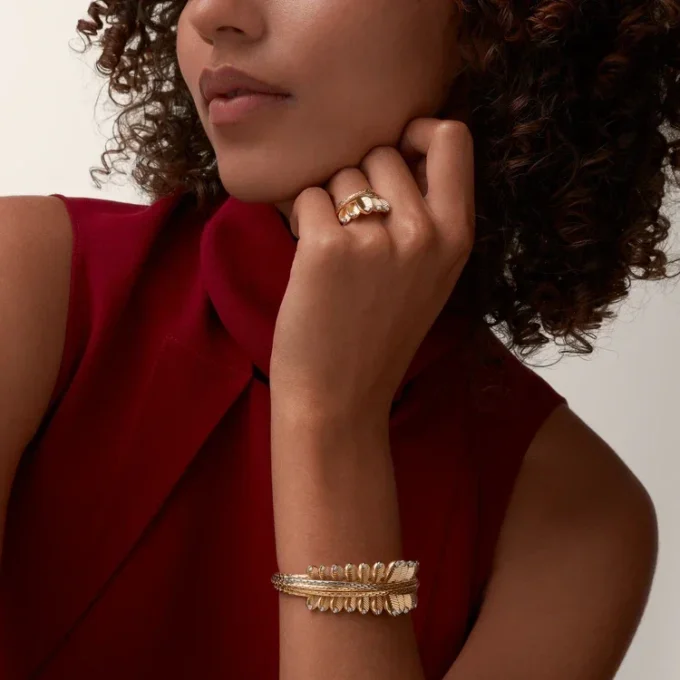 Grain De Cafe Armband, Diamanten