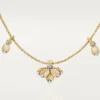 Grain De Cafe Lange Halskette, Diamanten
