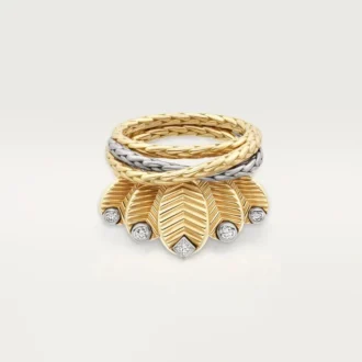 Grain De Cafe Ring, Diamanten