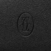International Wallet mit Seitenfalten, Must de Cartier – Schwarzes Kalbsleder, Edelstahl-Finish – Cartier