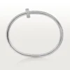 Juste un Clou Armband, doppelt, halb pavé-besetzt