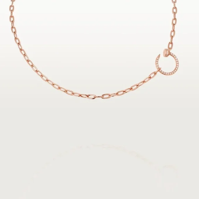 Juste un Clou – Diamant-Ketten-Halskette aus Roségold | Cartier US