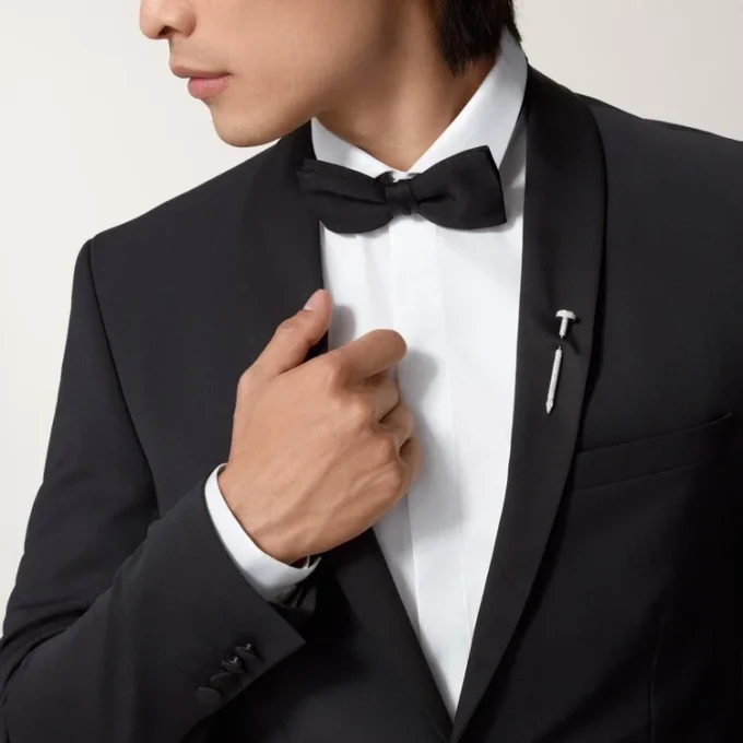Juste un Clou Krawattennadel – Weißgold und Diamanten – Cartier