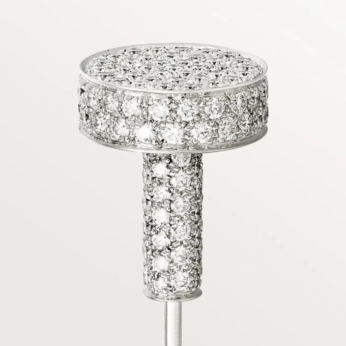 Juste un Clou Krawattennadel – Weißgold und Diamanten – Cartier