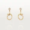 Juste un Clou Ohrringe, doppelt, Diamanten