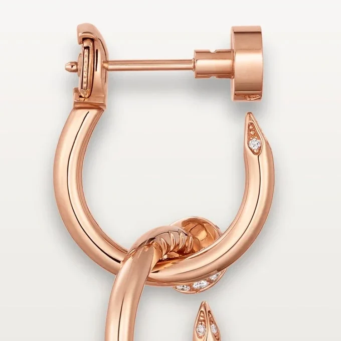 Juste un Clou Ohrringe, doppelt, Diamanten
