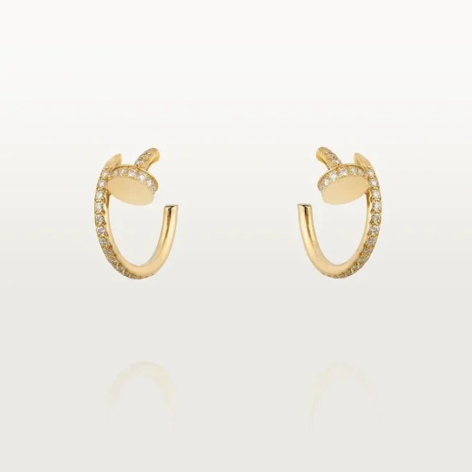 Juste un Clou Ohrringe – Gelbgold, Diamanten – Cartier